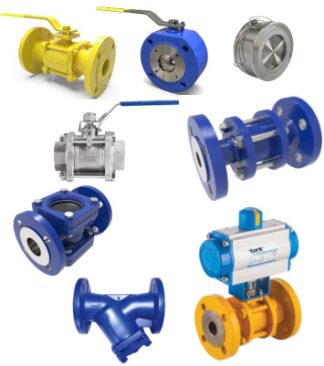 Valves (Ball, Check, Pneumatic, Solenoid, Strainer)